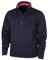 Calvin Klein Mens Waterproof Half Zip Jacket - Navy/Red - L