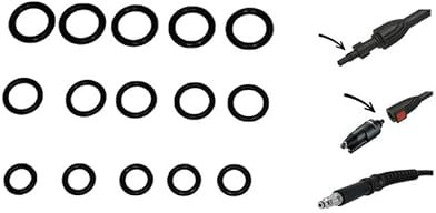 Joint torique pour nettoyeur haute pression Bosch AQT Tuyau/Lance/Outil Quantité = 15 Oring 002775 Automation247
