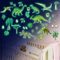 Leuchtende Dinosaurier Wandsticker Selbstklebend Dinosaurier Wandtattoo Kinderzimmer für Glühen im Dunkeln Aufkleber, Dino Leuchtsticker Wandtattoo für Junge Kinderzimmer Schlafzimmer Geschenke Grün