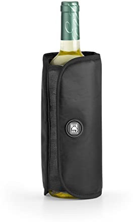 BRA Refrigeratore Per Vino O Champagne, Tessuto Impermeabile, Arancione, Regolazione Con Elastico Laterale