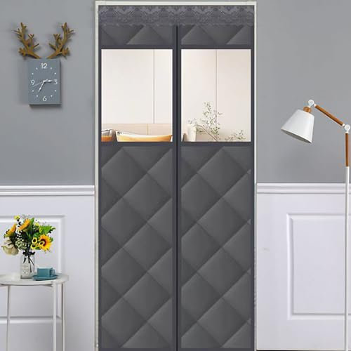 JSLJJBD Wärmeschutzvorhang,thermovorhang Gegen Kälte Und Hitze,kälte- Und Winddicht, Stark Und Verschleißfest, Lange Lebensdauer