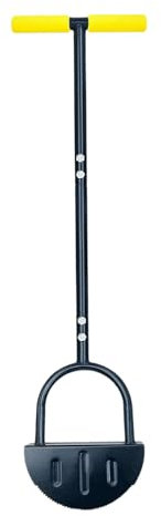 Oldmoom Outil de Coupe-Bordure Manuel, Manuel de Coupe-Bordure,Coupe-Bordure pour l'aménagement paysager - Coupe-Bordure en Dents de scie avec poignée en T, Coupe-à Bord dentelé pour pelouse de