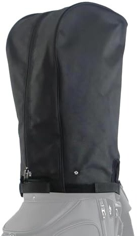 Fundas para bolsa de golf para lluvia, cubierta impermeable a prueba de polvo, cubierta de bolsa de golf, ligera, portátil, protector de club con botón a presión para golfista