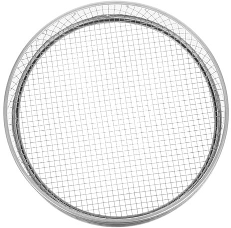 Yardwe Tamiz De Jardín Malla De Acero Inoxidable De Tamiz para Tierra y Compost Colador De Tierra para Jardinería para Exteriores y Separación De Materiales