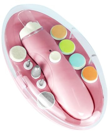 Homoyoyo Kit de Lime à Ongles Électrique Multifonctionnel Tête de Meulage Variable, Batterie Polymère 300ma, Boîtier Abs, pour Manucure en Magasin Emporter