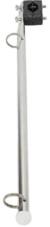 YYQTGG Porte-Drapeau de Bateau, mât de Drapeau Marin réglable en Acier Inoxydable de 390 mm/15,35 Pouces résistant à l'eau salée pour yachts voiliers Hors-Bords