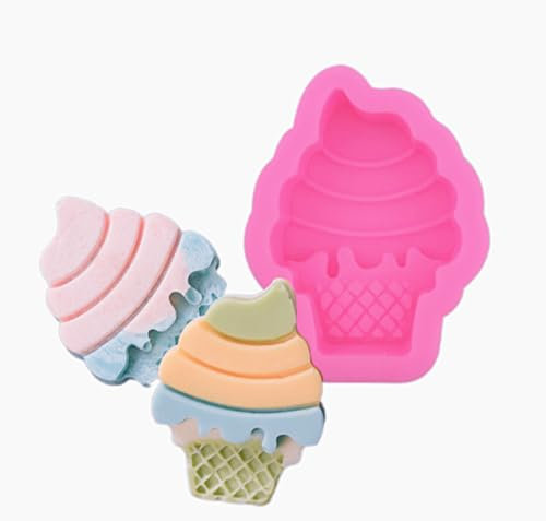 TTOA Ice Cream Silicone Fondant Mould Chocolate Sugar Craft Cake Decoration Dessert Jelly Clay