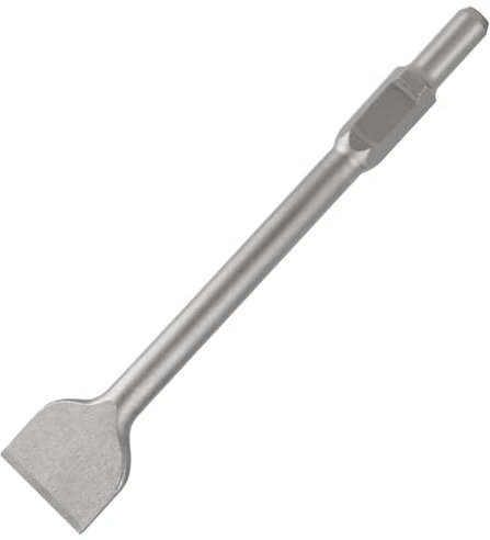 CPROSP Ciseau Large SDS-HEX pour Marteau Brise-Roche 400 x 75 mm - Embout Hexagonal, Spatule, Plat, Pelle