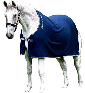 Horseware Amigo Bravo 12 Lite Disc 0g Regendecke Navy/Navy & White (130)