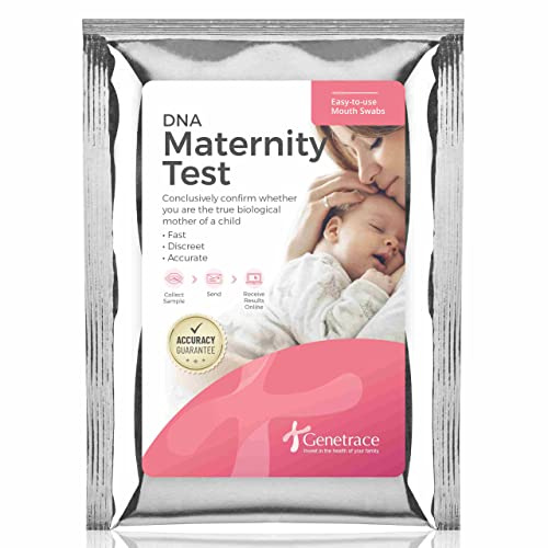 Genetrace DNA Maternity Test - at-Home DNA Test Kit for Mother and Child - Lab Fees & Shipping Included - Results in 1-2 Days