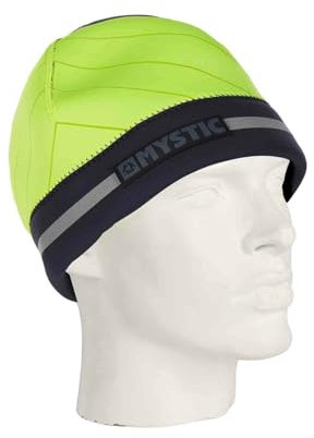 Mystic Watersports - Surf Kitesurf & Windsurfing 2mm Neoprenanzug Reflective Beanie Hat Flash Yellow - Unisex