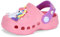 LACOFIA Zuecos de jardín para Infantil niñas Sandalias Clogs de Playa/Piscina Antideslizantes Zapatillas de Verano para niñas Rosa 27/28