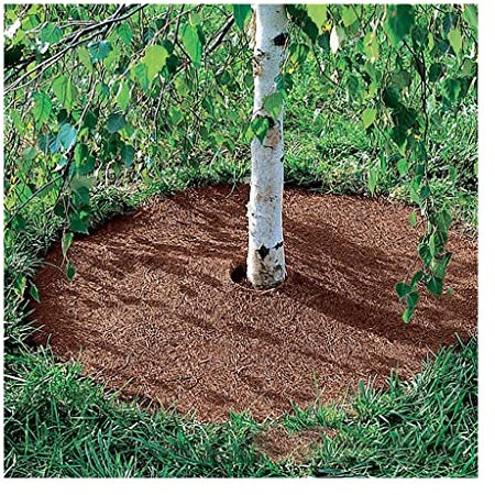 EVANEM 1 PPCS Natural Coco Fiber Tree Mulch Ring Protector Mat, For Cubierta De Planta De Disco Exterior De Interior, Pot De Flor 25/30/35/40/45 Cm (Size : 25x25cm)