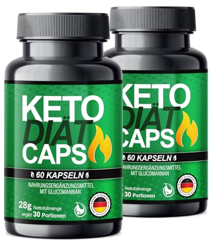 NEU: Saint Nutrition® Keto Diet Caps – Stoffwechsel Rezeptur extrem, schnell & endlich für Frauen + Männer mit hochwertige natürliche Inhaltsstoffe, Nahrungsergänzungsmittel 120 Stück