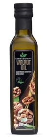 Natura Harmony Walnut Oil | Cold-Pressed & Unrefined Extra Virgin Edible Oil | Deep, Nutty Flavour for Salads, Baking & Finishing | Vegan | 250 ml Dark Glass Bottle