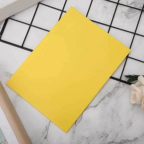 Haofy Timbro in Gomma da Intaglio Blocco in PVC Privo di Tossine Materiale Fatto a Mano per Album di Ritagli, Cartoline, Biglietti D'invito, Giallo 20x15x0,5 Cm per Progetti Fai da Te (YELLOW)