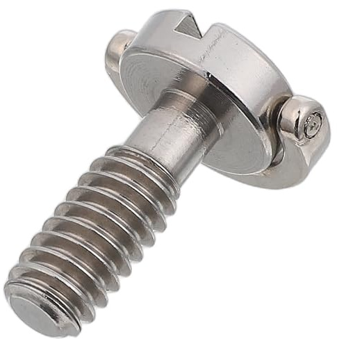 TOBBOMEY Vite per Treppiede in Acciaio Inossidabile 1/4 Anello a d per Montaggio Rapido Accessorio per Piastra a Sgancio Rapido Compatibile Fotocamere DSLR e Mirrorless Fissaggio