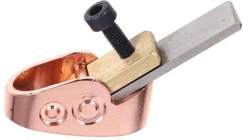 Rabot de Bloc pour Luthiers en Laiton et Acier, Outil Manuel Couleur Aléatoire