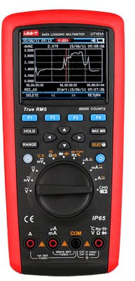 UNI-T UT181A/ MIE0171 Digital-Multimeter UT181 A, Rot schwarz