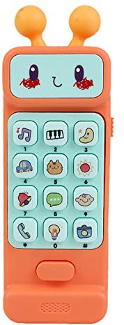 Yulokdwi 2 Spielzeugtelefon für Kleinkinder,Langlebiges Handy-Spielzeug Daily Affairs Cognition Lindert Kaugewohnheiten | Spaß beim Lernen von Musikspielzeug für Kinder, Jungen oder Mädchen,