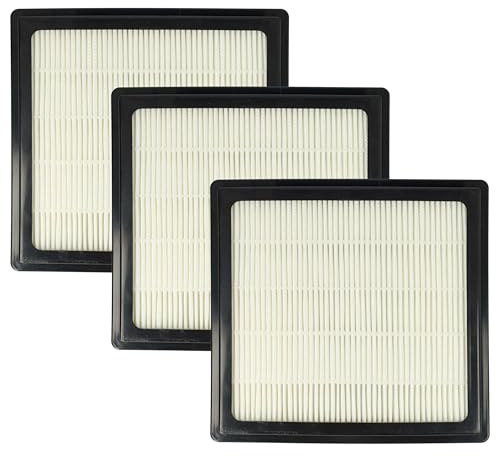 vhbw 3x filtre compatible avec Nilfisk Extreme X300C, X300, XL aspirateur - filtre HEPA noir/blanc