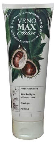 Venen, Beine Pflege Gel, 200ml mit Ginkgo, Rosskastanie, Arnika, stacheligem Mäusedorn, Goldrute, unterstützend bei müden Beinen, Creme, sehr wirksame Rezeptur, Krampfader, Schwellungen, Salbe