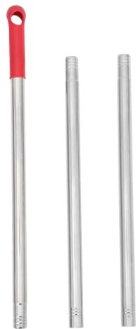 TOBBOMEY Mango De Escoba Metal Accesorio Repuesto Para Varilla De Barredora Mango De Repuesto Para Escoba De Barrido Limpieza De Pisos