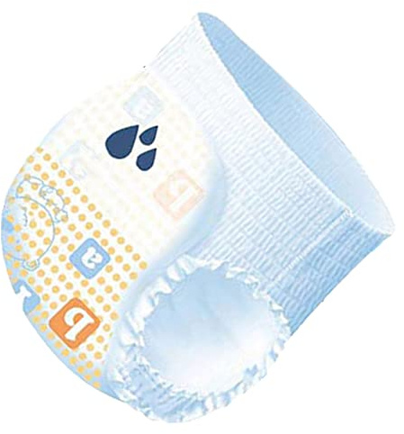 GEERYZHE Engångsbyggnadsbyxor för Simning, Absorberande Vattentäta Badblöjor med Läckobeständig Design för Småbarn (XXL över 26,5 kg)