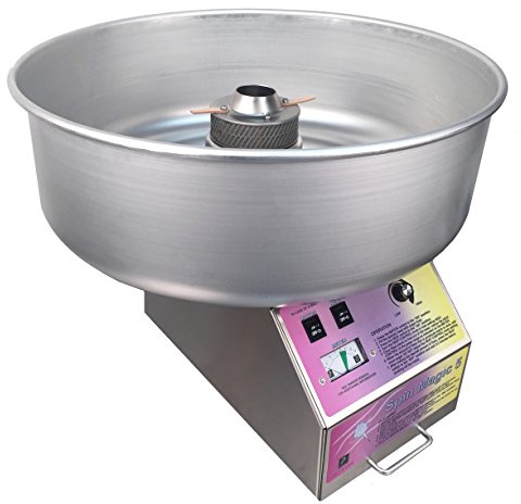 Paragon Spin Magic 5 Cotton Candy Machine with Metal Bowl for Professional Concessionaires Requiring Commercial Quality & Construction