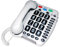 Geemarc AMPLIPOWER50 schnurgebundenes Großtastentelefon weiß
