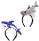 Healifty 2 Stück Haifisch-Stirnband Haifisch-Kostüm Hut Meerestier Party Stirnband Neuheit Lustige Kappe Halloween Kopfbedeckung für Partyzubehör Gastgeschenke
