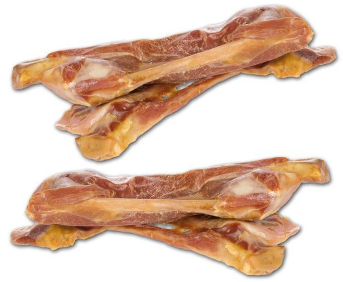 Schecker Hundeknochen - Edel Schinkenknochen vom Schwein - alle Altersstufen - Gr. S - 5 x 2 Stück - Ideal für kleine Hunde