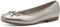 Tamaris Comfort Damen Ballerinas aus Leder mit Schleife, Gold (Lt Gold), 42 EU