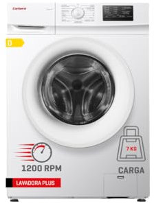 Corberó - Lavadora Carga Frontal | CLH7BL1224 | 7 Kg | 1200 Rpm | 15 Programas | Inicio diferido, Lavado Rápido | Blanco