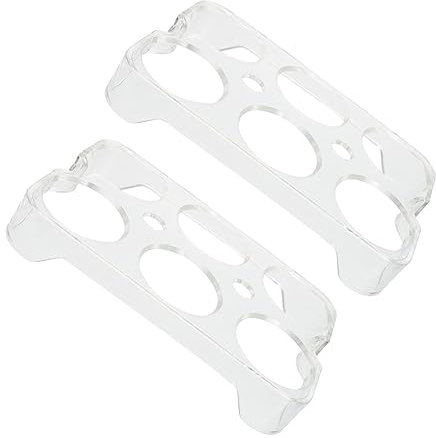 KITANDOVE 2pièces Porte-œufs Réfrigérateur Empilable Boîte De Rangement à Œufs Pratique Avec Compartiments Pour Organiser Votre Réfrigérateur Et Protéger Des Chocs