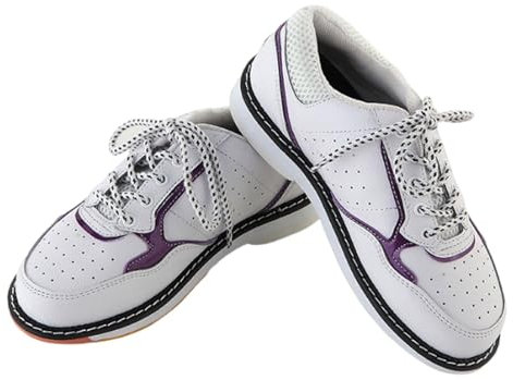 Scarpe da Bowling,Scarpe da Bocce,Bowlers Calzature,Scarpe da Bowling Indoor per Principianti,Lightweight Bowling Athletic Sneakers,Scarpe da Bowling da Uomo in Pelle,per Interni Esterni