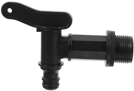 SOIMISS Conector de Manguera para Barril de Lluvia Adaptador de Nozzle de Agua de Jardín Accesorio de Recolección de Agua Instalación Rápida y Resistente Fugas Compatible con Accesorios