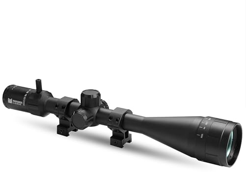 Monstrum Marauder 6-24x50 Rifle Scope with AO Adjustable Objective | Black | FMR03 Reticle
