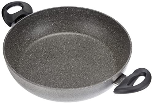 Ballarini Cortina Granitium Pfanne mit 2 Griffen, Material: Metall Stein, Grau gepunktet, 28 cm
