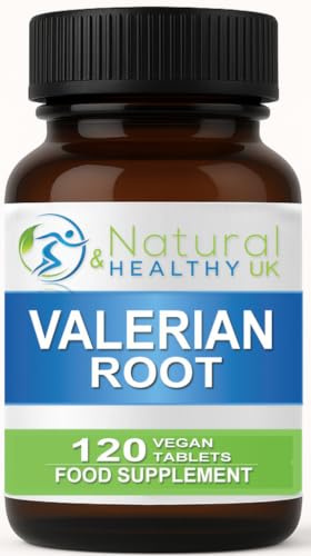 Valerian Root Extract - Small Tablets Easy to Swallow - 120 Tablets 202mg