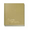 VELOFLEX 5420011 - Gästebuch Classic mit Prägung Gäste, 144 Seiten weißes blanko Papier, 205 x 240 mm, gold