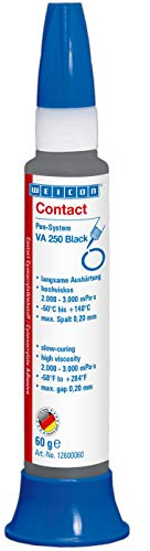 Weicon 12600060 Contact VA 250 Black Colle cyanoacrylate Noir 60 g