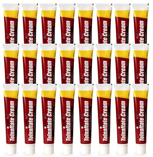 CareAll Tolnaftate Cream USP 1%, 1.0 oz. Tube (24 Pack), Effective Antifungal Treatment and Itch Relief for Athlete’s Foot, Jock Itch, Ringworm, Compare to Leading Brand