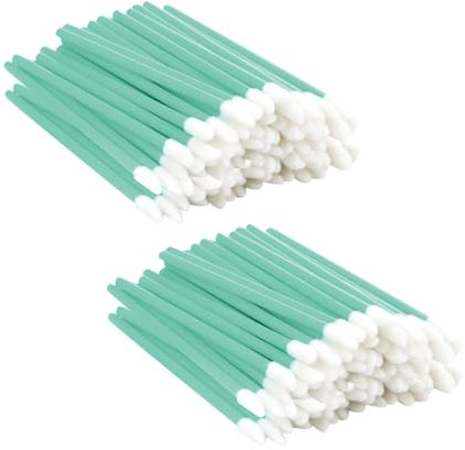 DINGFENG 200 Stück Wattestäbchen Reinigungsstäbchen Schaumstoffspitzen Reinigungstupfer Mehrzweck Schaumstofftupfer Set Für Tintenstrahldrucker Druckkopf Kamera Optische Linse Optische Ausrüstung