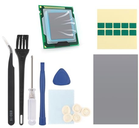 RongZy 50x31mm PTM7950 Pad Termico Radiatore per Laptop CPU GPU SSD Cambiamento di Fase Grasso Silicone per PS5 CPU GPU SSD Cuscinetti Termici Accessori di Raffreddamento(accesorios)