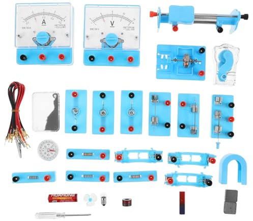 DECOMELODY Caja De Experimentos De Física Juguetes De Electricidad Kit De Electrónica Para Kit De Circuitos Eléctricos Experimento De Circuitos DIY Para Juguete De Electromagnetismo