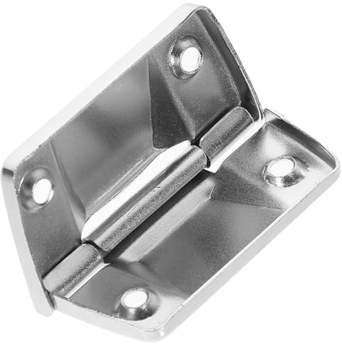 Alipis Lot de 6 Charnières Robustes en Métal pour Coffre, Armoire et Boîte à Outils, Charnière de Boîtier Stable et Solide, Accessoires de Quincaillerie pour Montage Diy, Usage