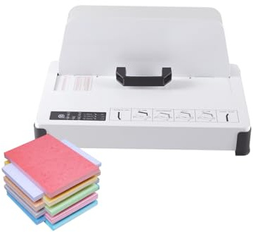 Thermal Binding Machine, 500 Sheets Capacity Book Binding Machine, Thermal Book Binder 50mm Binding Thickness A3(Short Edge)/A4/A5 Document, for Contracts
