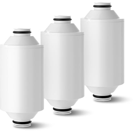 Cartuccia di ricambio del filtro AWP175 compatibile con la doccia Philips AWP1775CH, elimina cloro e impurità, capacità di filtrazione - confezione da 3