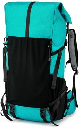 Genérico Mochila de 40L for senderismo al aire libre, Camping, gran capacidad, impermeable, bolsa escalada, equipo viaje, mochila for hombres y mujeres(Blue)